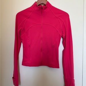 Last DAY! lululemon lipgloss pink cropped define jacket size 6